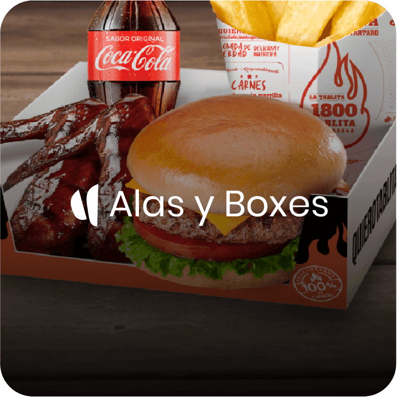 Categoría denominada Alas y Boxes para dispositivos no móviles
