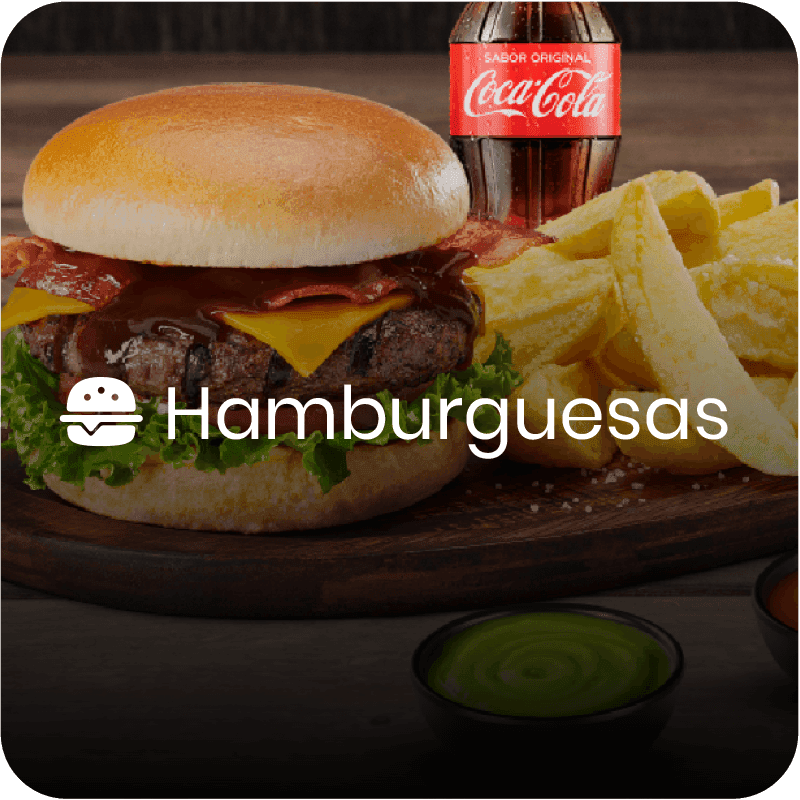 Categoría denominada Hamburguesas para dispositivos no móviles