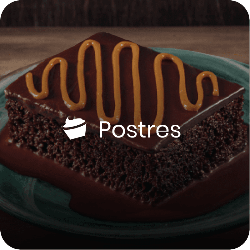 Categoría denominada Postres para dispositivos no móviles