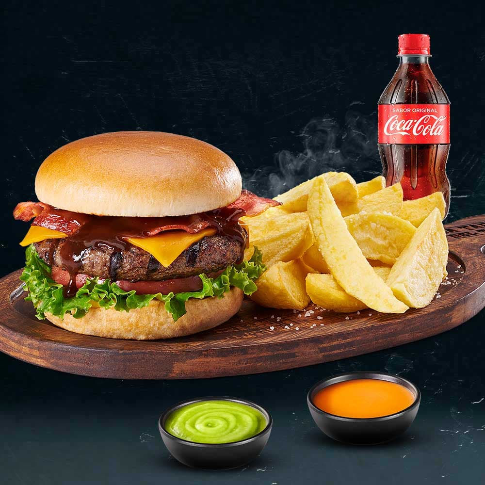 Combo Bacon Cheese Burger