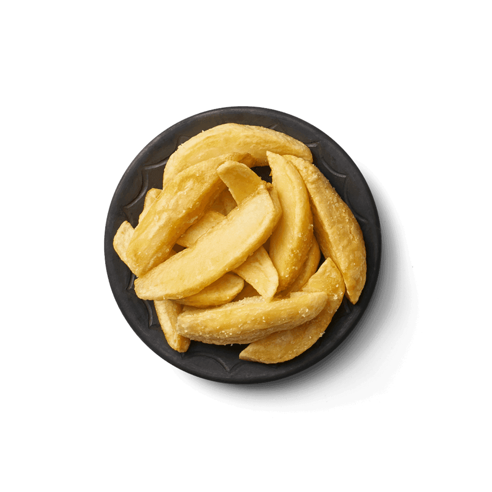 Porción de papas fritas